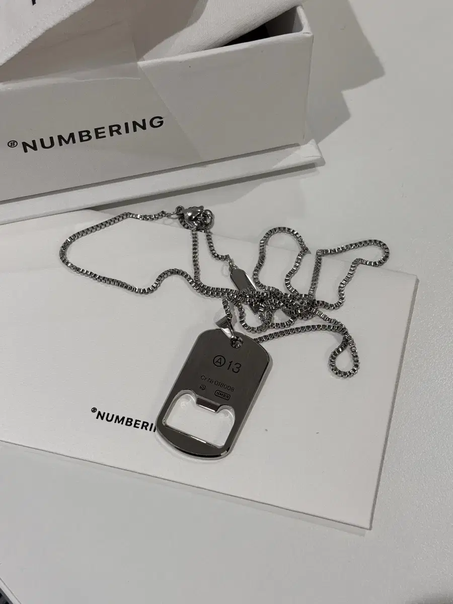 넘버링 목걸이 Bottle Opener Pendant Necklace